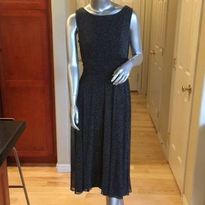 Perceptions sparkly metallic dress